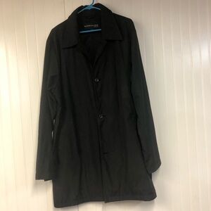 Kenneth Cole Black Jacket Long Button Close XL